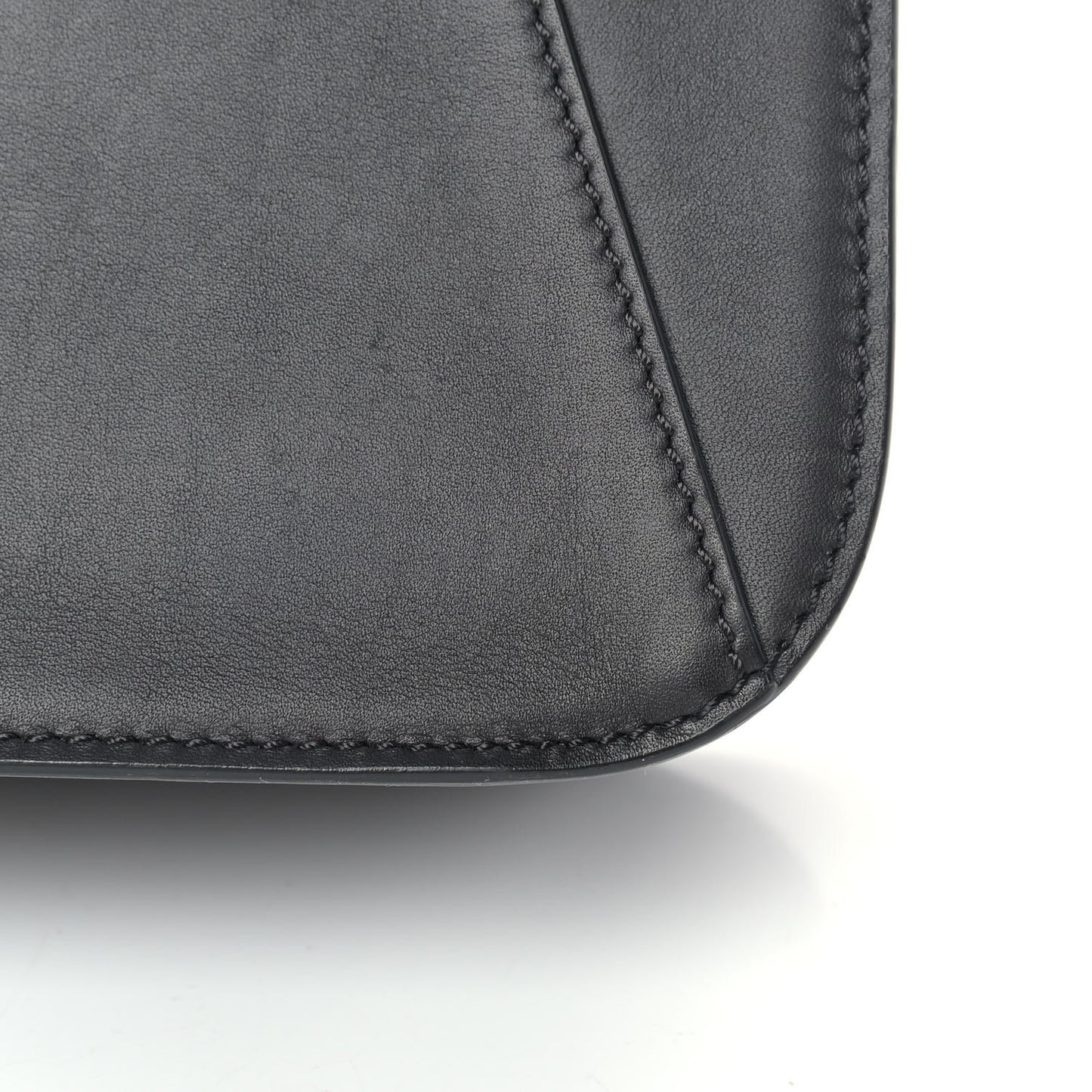 Vitello Barocco Virtus Top Handle Shoulder Bag Black