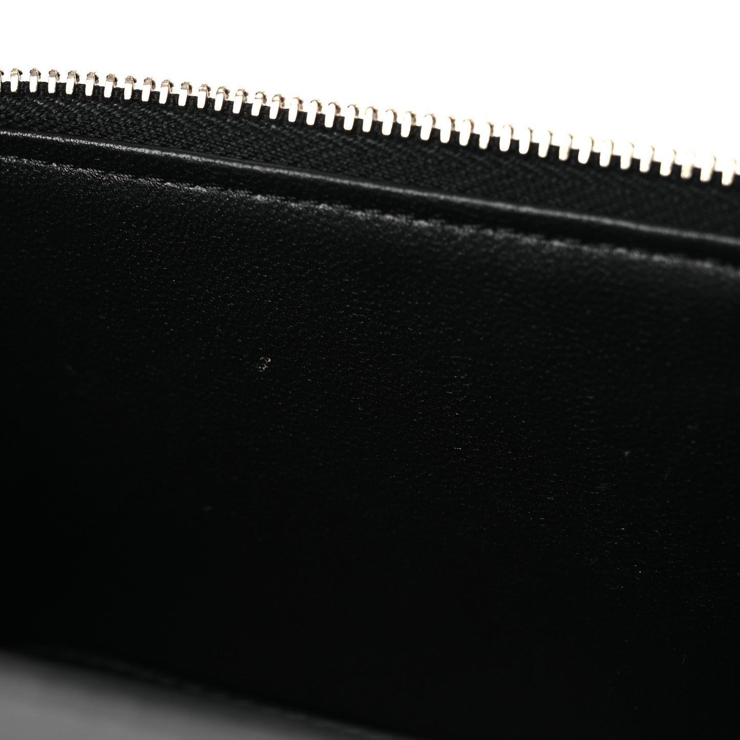 Lambskin Quilted Small Pillow Crush Vanity Case With Chain Black