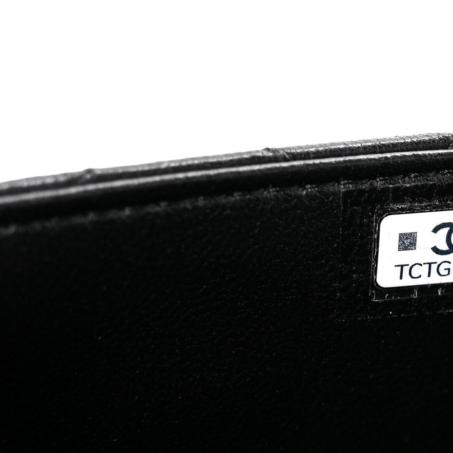 Lambskin Quilted Tab Mini Flap Black