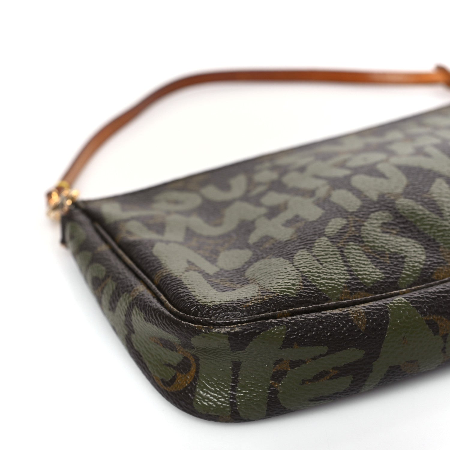 Louis Vuitton Monogram Graffiti Pochette Accessories Kaki 8 of 11