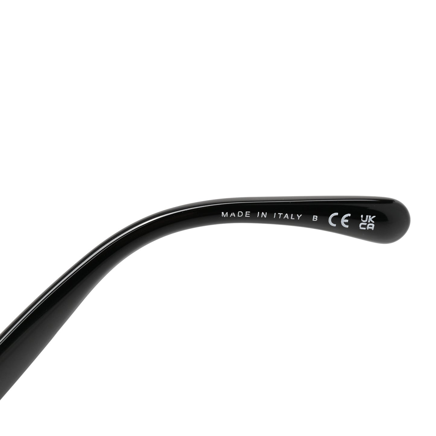 Acetate Strass Square Sunglasses 5422-B-A Black White