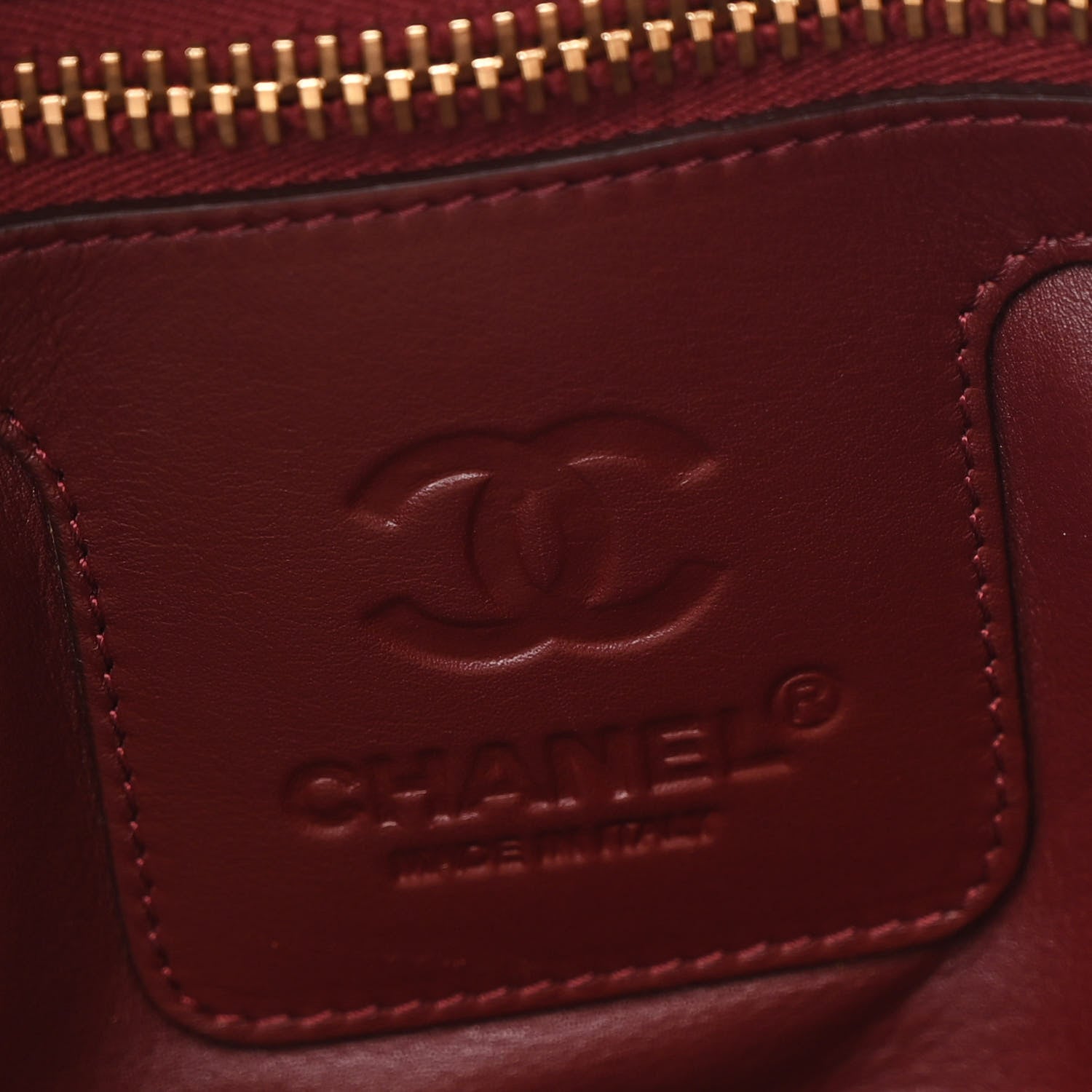 Chanel Metallic Lambskin Quilted Large Coco Cocoon Tote Light Gold 6 of 10