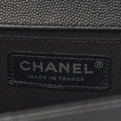 Chanel Caviar Quilted Medium Boy Flap So Black 6 of 10