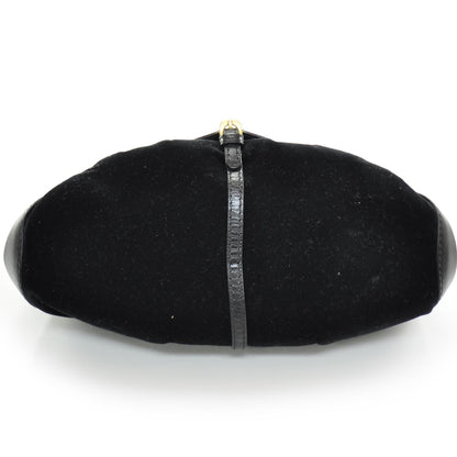 Jimmy Choo Leather Suede Tam Bag Black 5 of 7