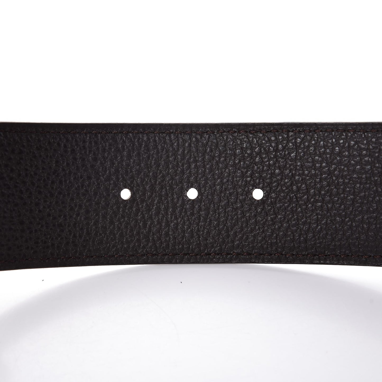 Togo Nubuck 42mm Constance H Belt 90 Chocolate