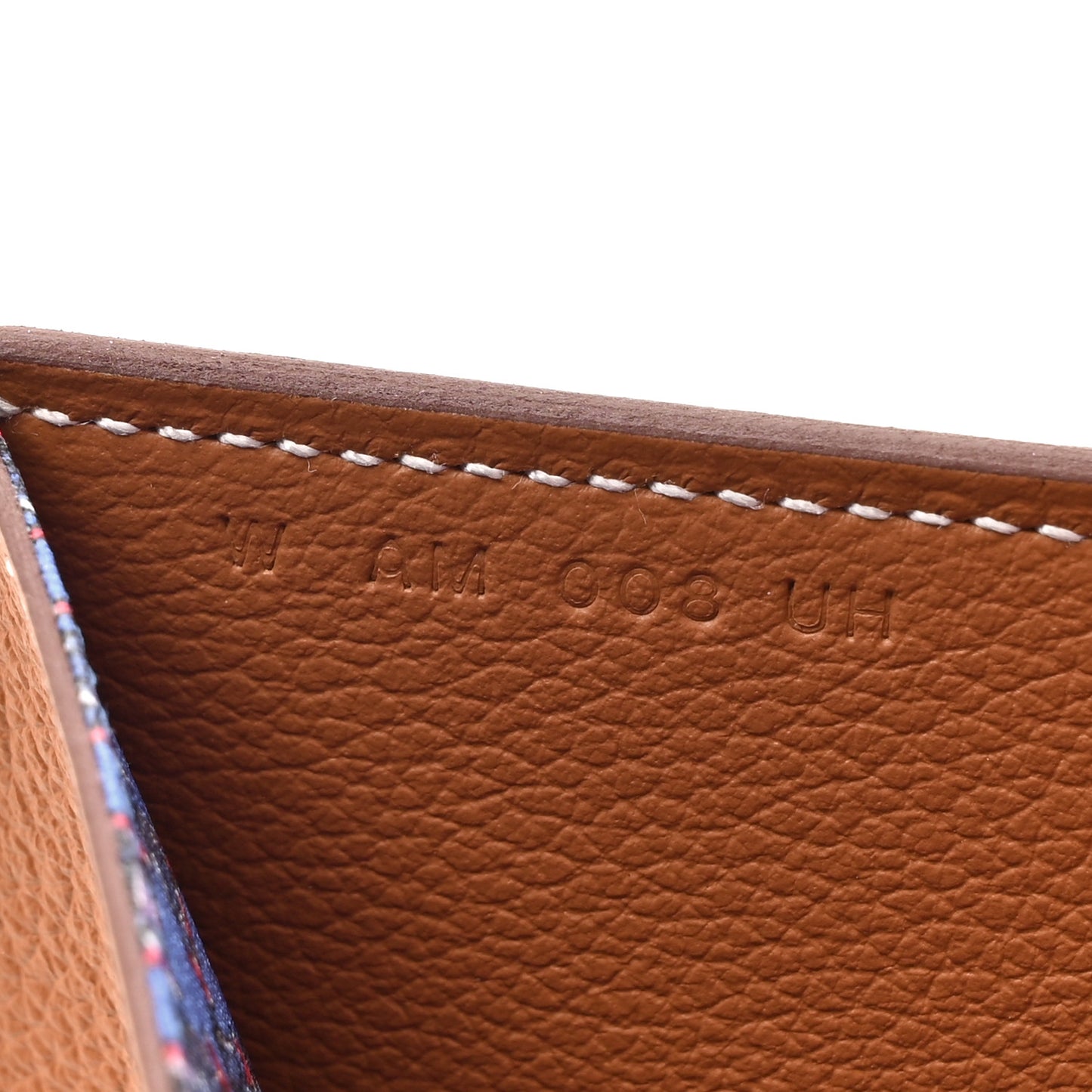 Evercolor Citizen Twill Compact Wallet Gold Bleu De France Bleu Saphir