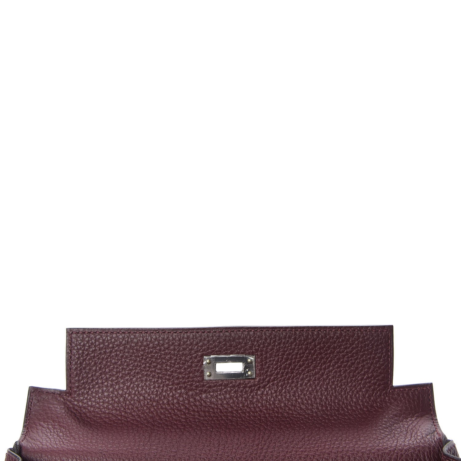 Hermes Togo Kelly Retourne 25 Bordeaux 15 of 37