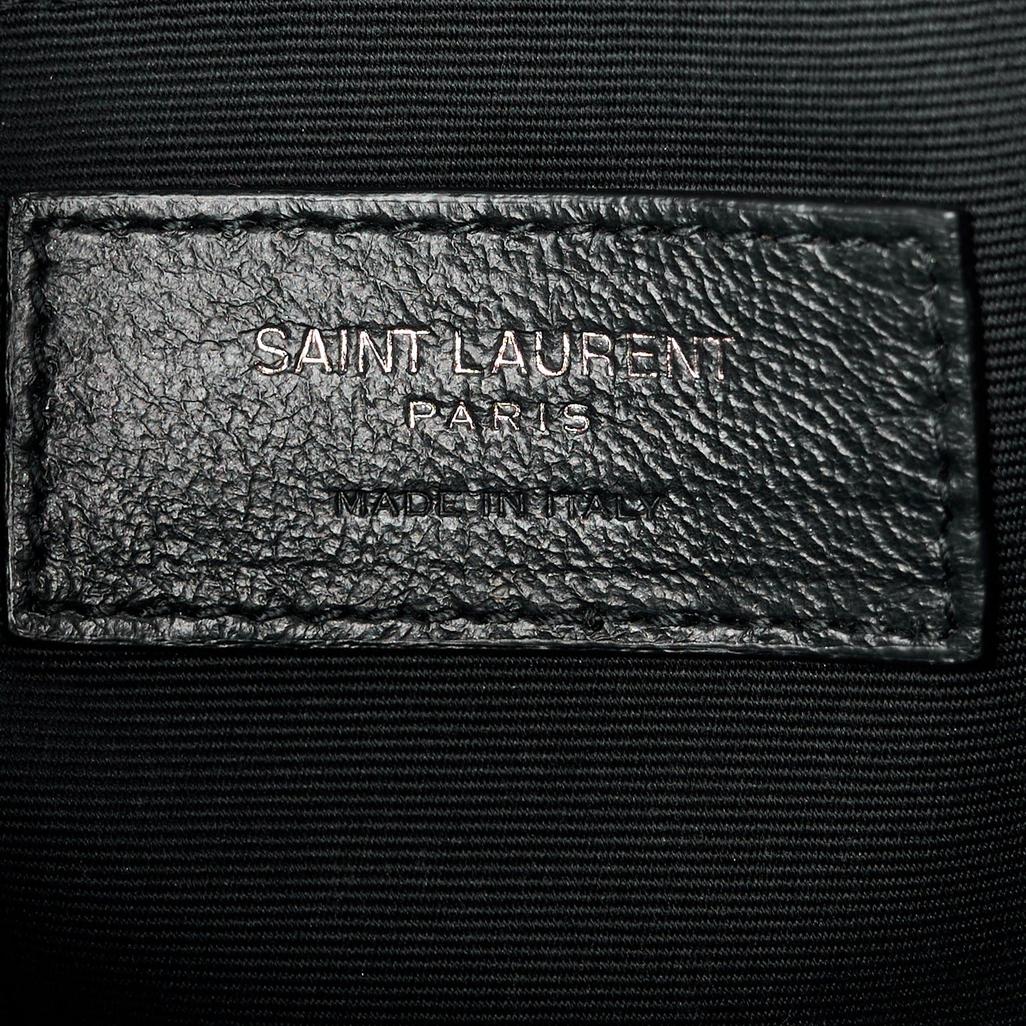 Calfskin Matelasse Monogram Monochrome Lou Camera Bag Black