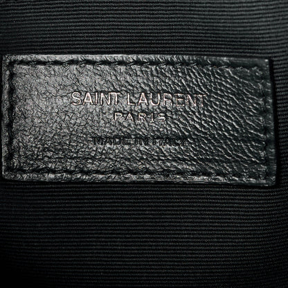 Saint Laurent Calfskin Matelasse Monogram Monochrome Lou Camera Bag Black 6 of 11