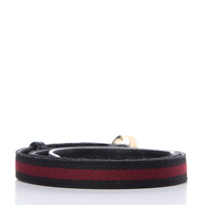 Gucci Canvas Web Interlocking G Belt 80 32 Black 3 of 6