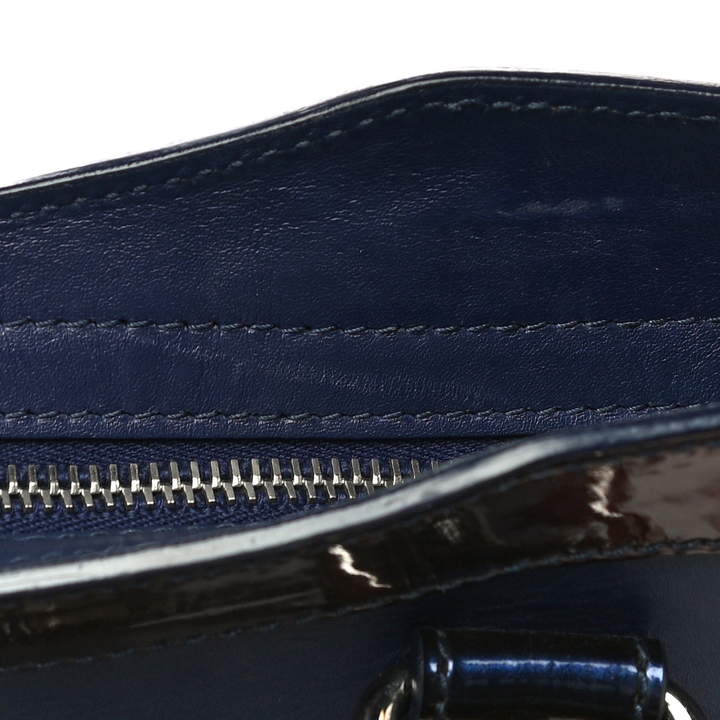 Smooth Calfskin Metallic Patent Giant 12 Silver Hardware City Ultraviolet