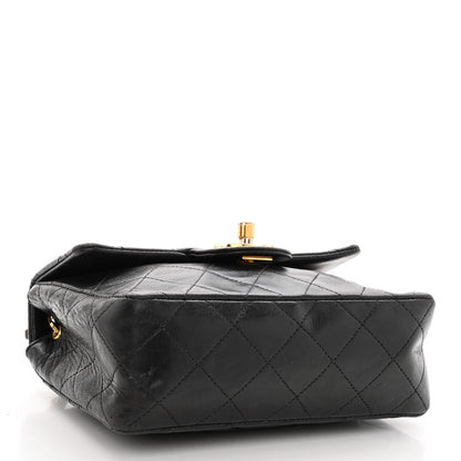 Chanel Lambskin Quilted Mini Square Flap Black 4 of 10