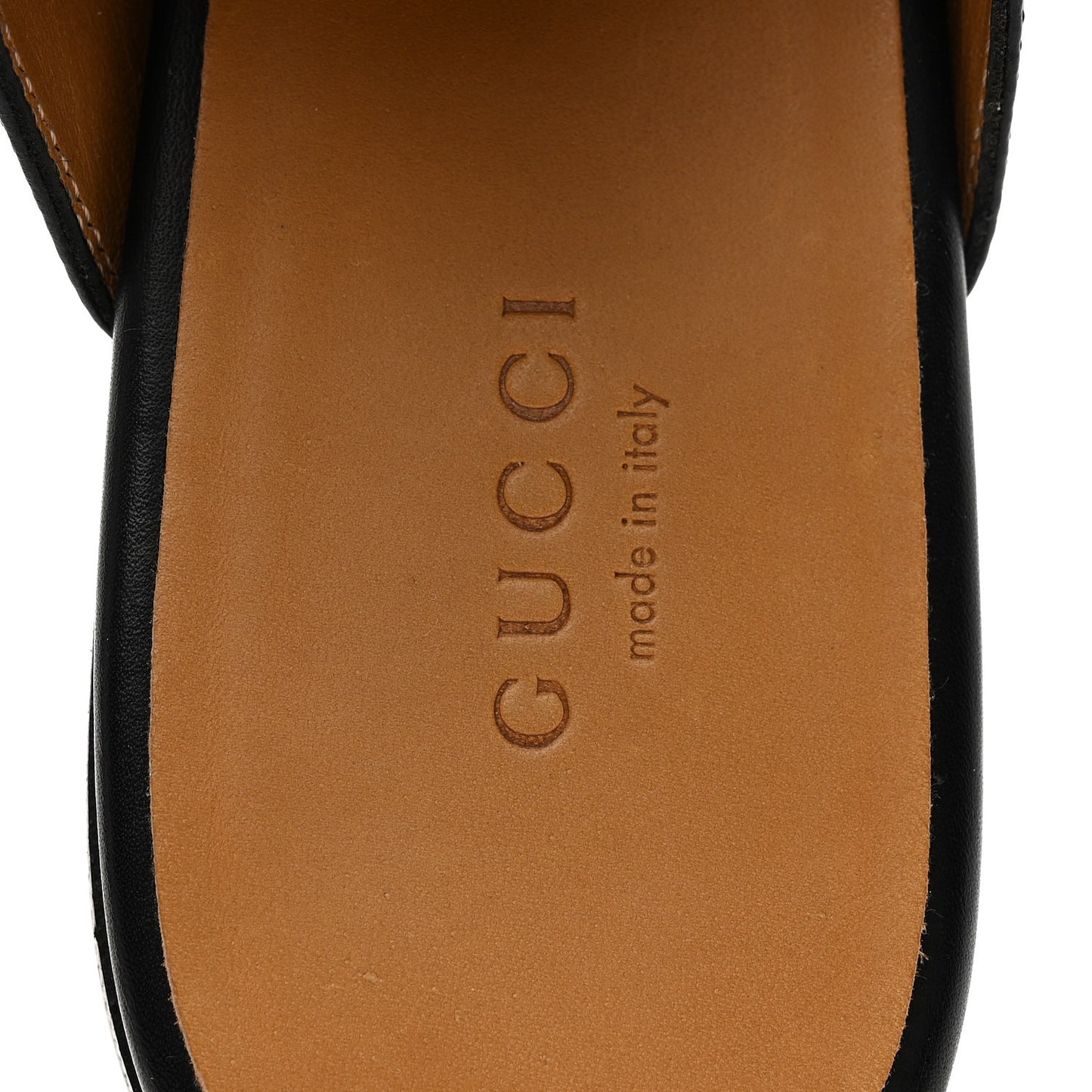 Calfskin Womens Princetown Slippers 38.5 Black
