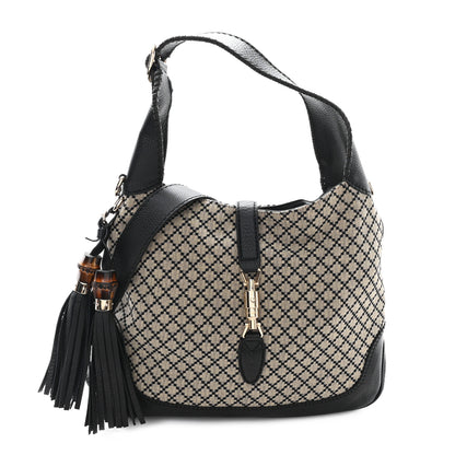 Gucci Diamante Medium New Jackie Shoulder Bag Black 1 of 9
