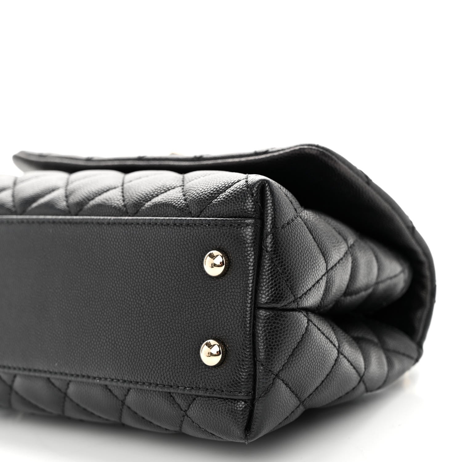 Chanel Caviar Quilted Mini Coco Handle Flap Black 9 of 9