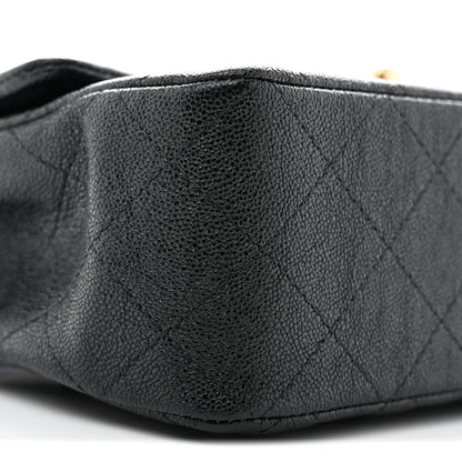 Chanel Caviar Quilted Mini Top Handle Rectangular Flap Black 9 of 12