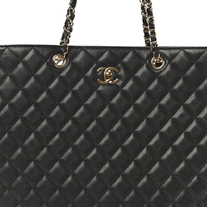 Chanel Caviar Quilted Large Shopping Tote Black 7 of 9