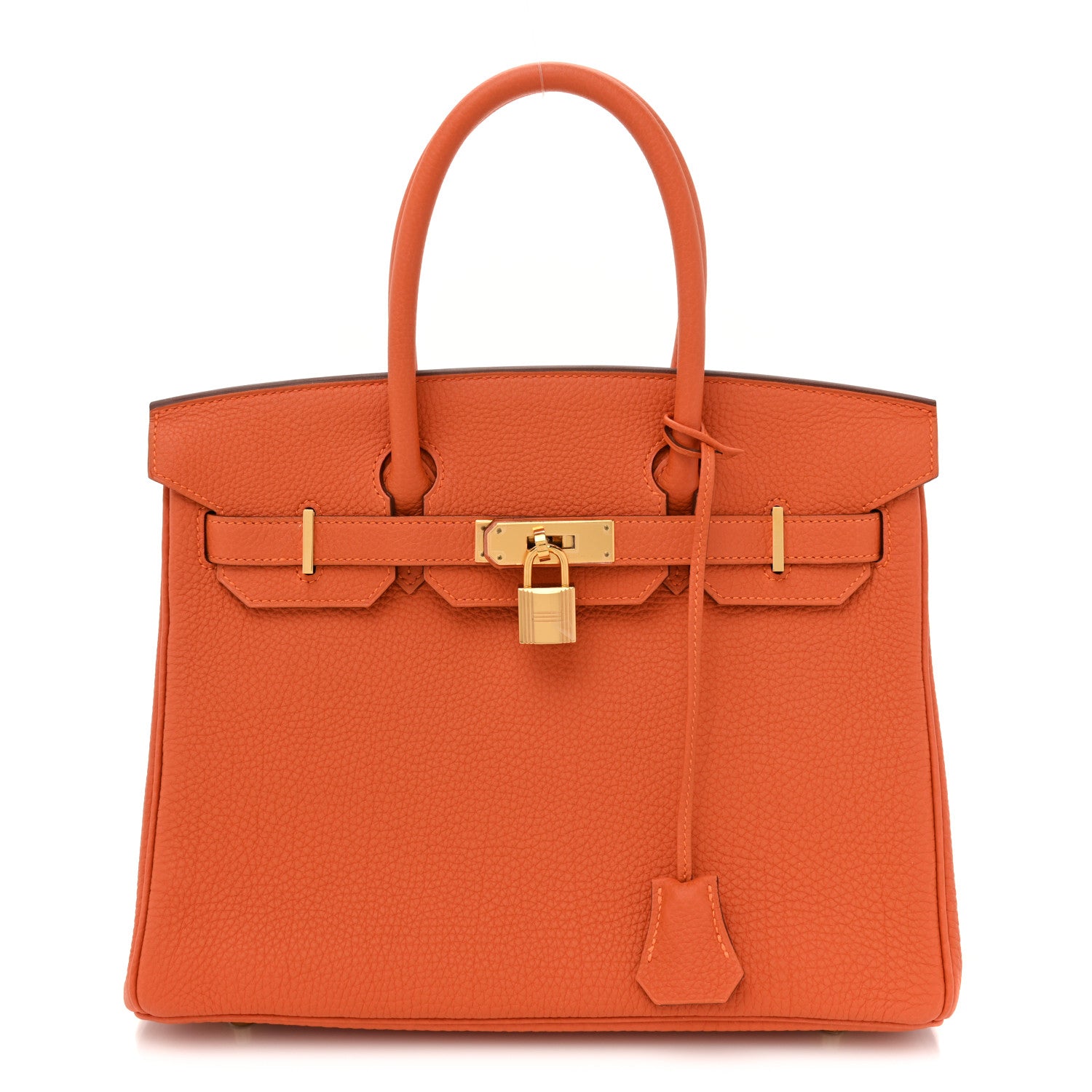 Hermes Togo Birkin 30 Orange 1 of 10
