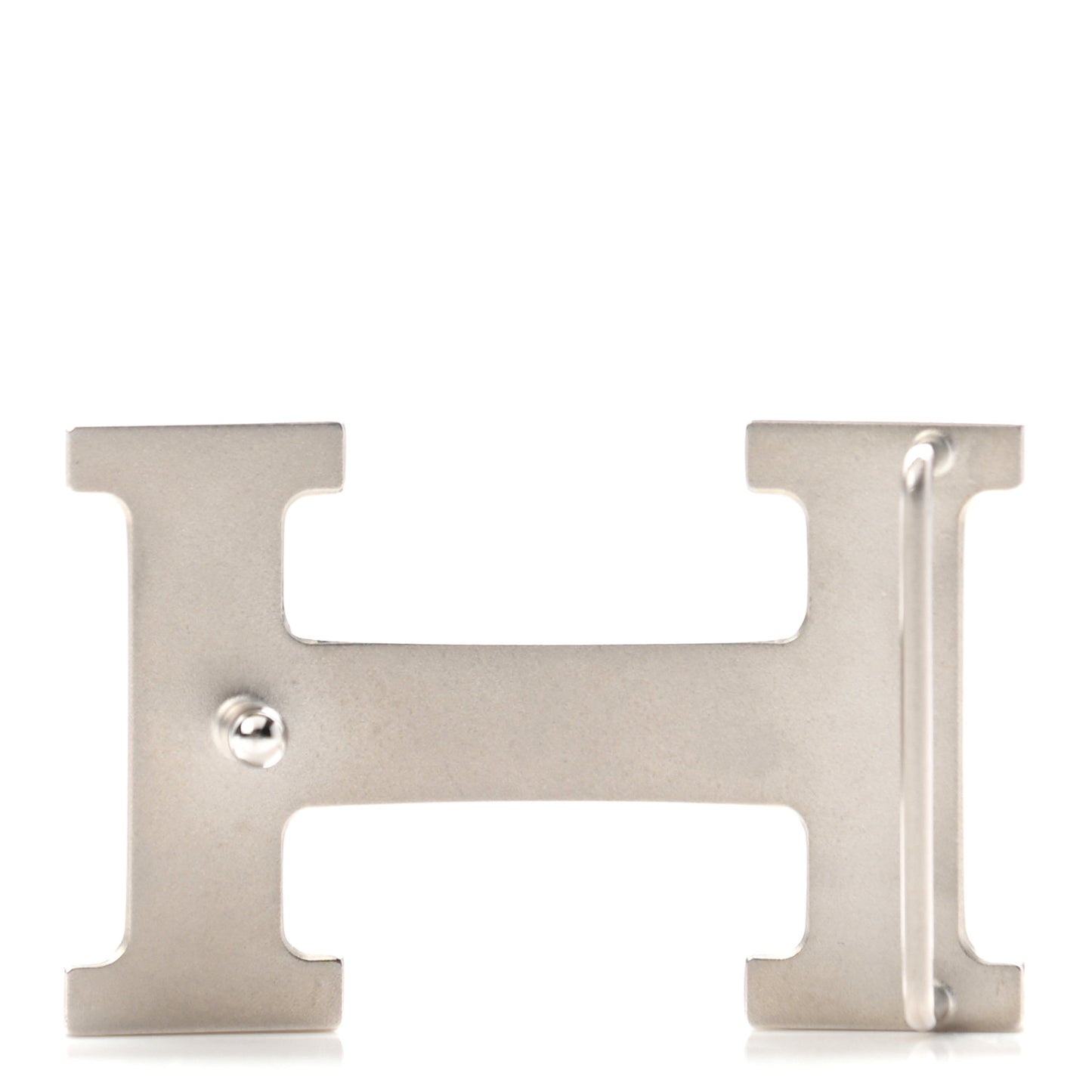 Palladium Guilloche 32mm H Belt Buckle