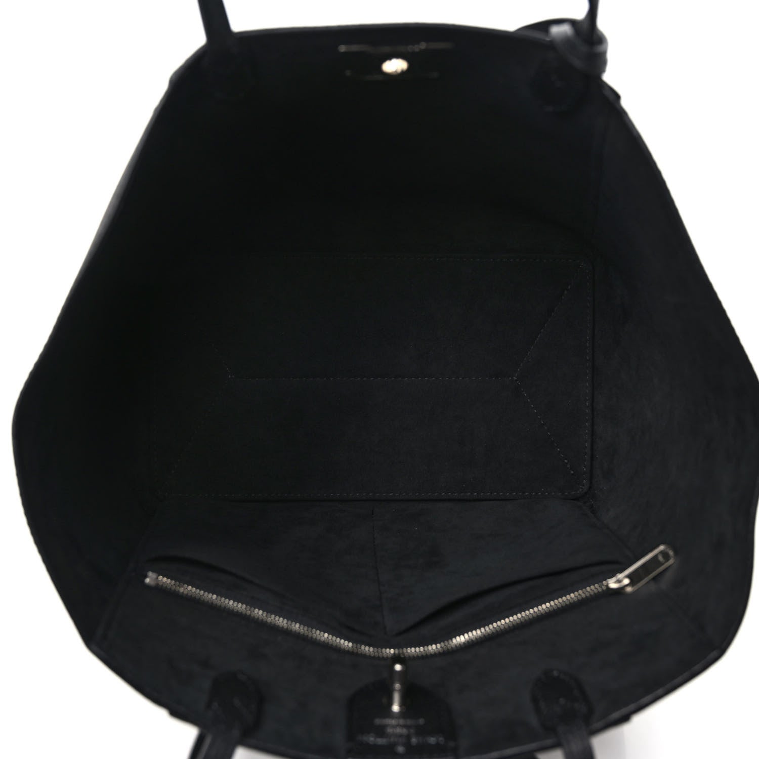 Louis Vuitton Calfskin Lockme Cabas Black 5 of 8