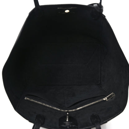 Louis Vuitton Calfskin Lockme Cabas Black 5 of 8