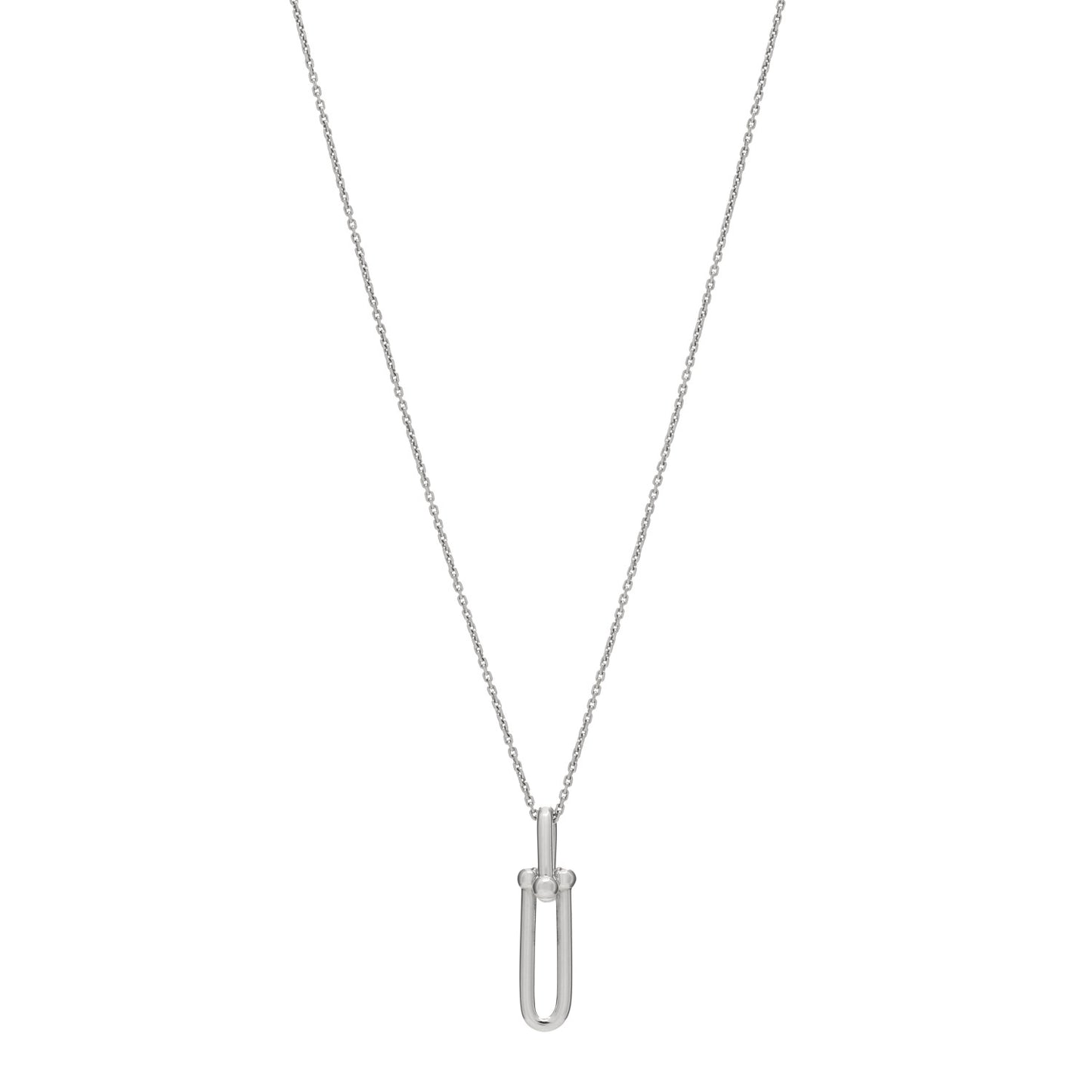 Sterling Silver HardWear Link Pendant Necklace