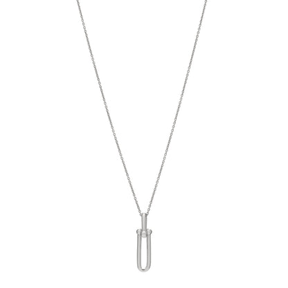 Tiffany Sterling Silver HardWear Link Pendant Necklace 1 of 3