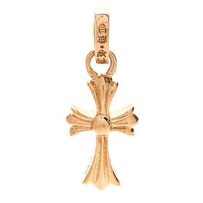 Chrome Hearts 22K Yellow Gold Baby Fat Cross Pendant 3 of 4