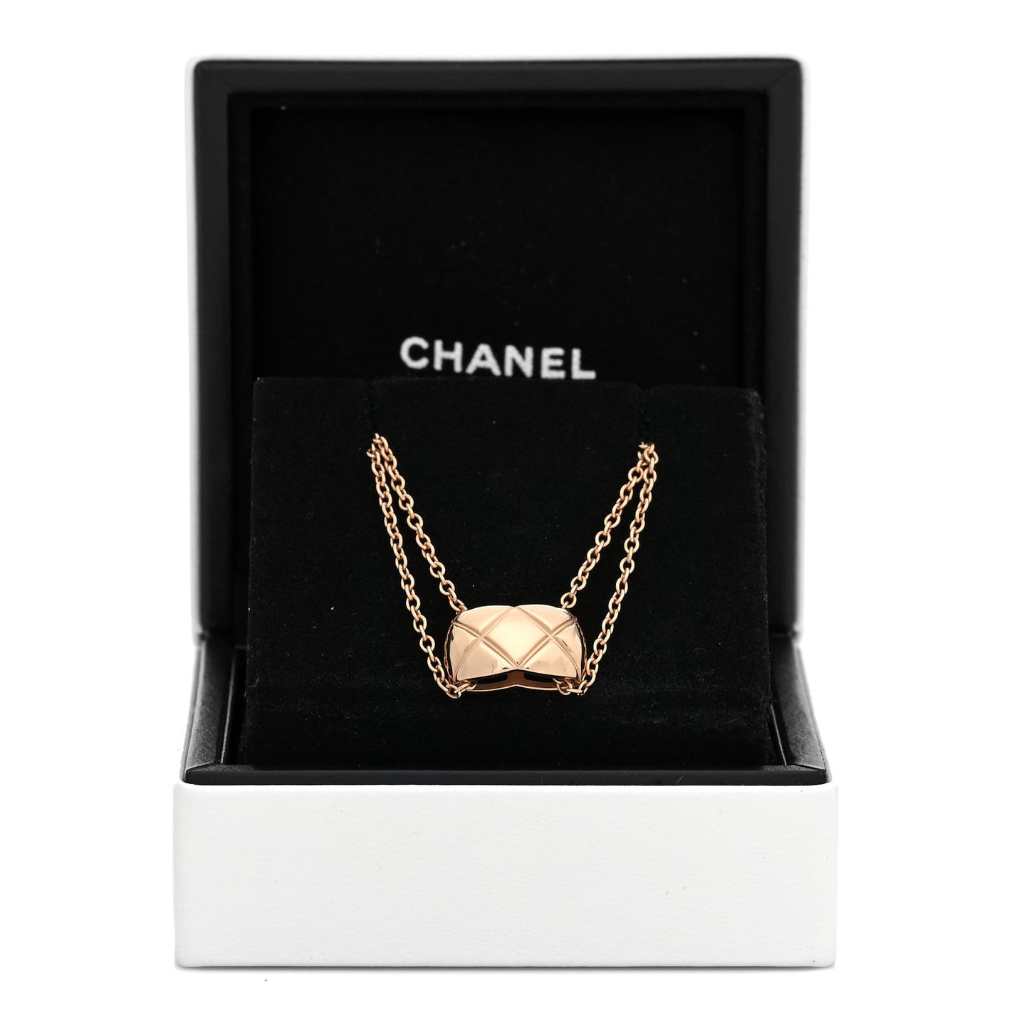 18K Beige Gold Coco Crush Pendant Necklace