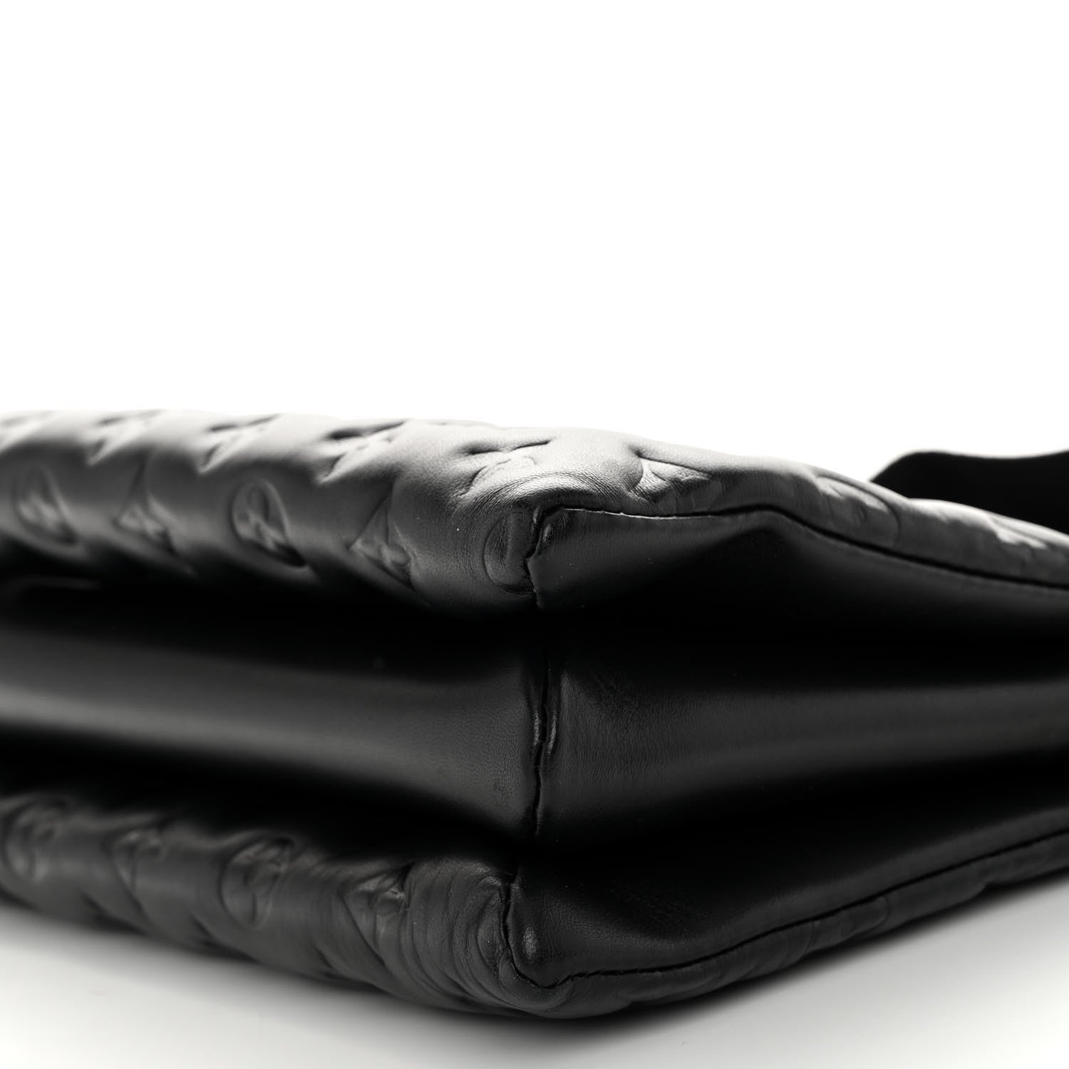 Louis Vuitton Lambskin Embossed Monogram Coussin PM Black 11 of 11