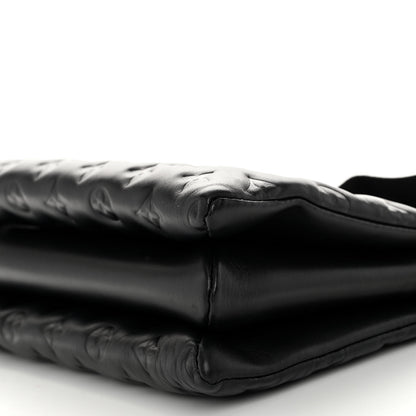 Louis Vuitton Lambskin Embossed Monogram Coussin PM Black 11 of 11