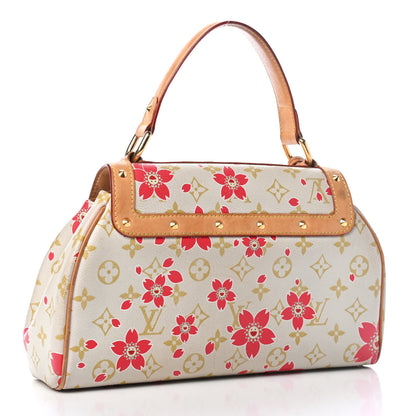 Louis Vuitton Monogram Cherry Blossom Sac Retro Bag Red 2 of 5