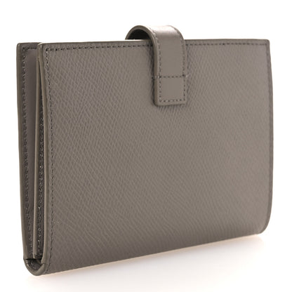 Celine Grained Calfskin Medium Multifunction Strap Wallet Pebble 3 of 11