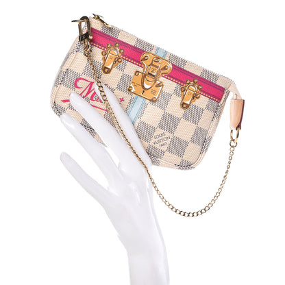 Louis Vuitton Damier Azur Summer Trunks Miami Mini Pochette Accessories 2 of 7
