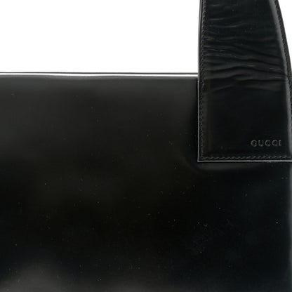 Gucci Shiny Calfskin Shoulder Bag Black 8 of 12