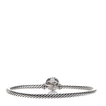 David Yurman Sterling Silver Amethyst 3mm Chatelaine Bracelet 3 of 4
