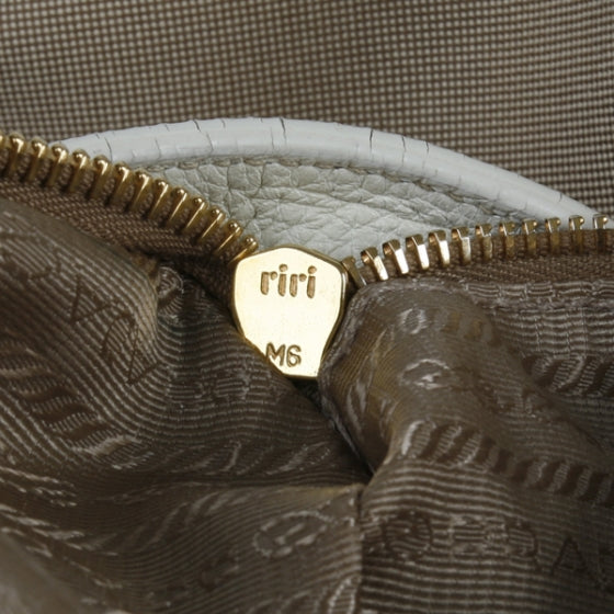Jacquard Canvas Logo Studded Tote