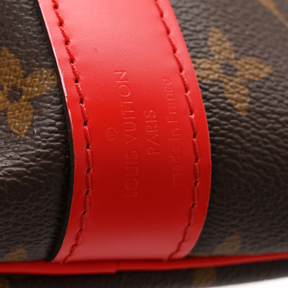 Louis Vuitton Calfskin Monogram Keepall Bandouliere 50 Coquelicot 9 of 9