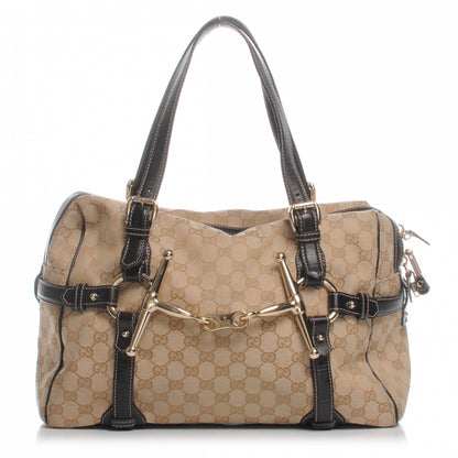 Gucci Monogram 85th Anniversary Medium Boston Brown 1 of 10
