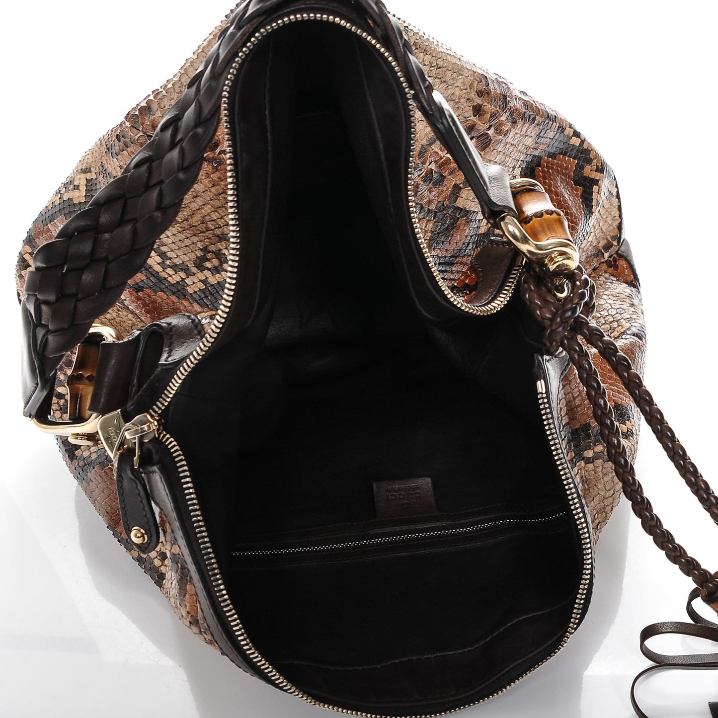 Python Medium Eva Hobo Natural Brown