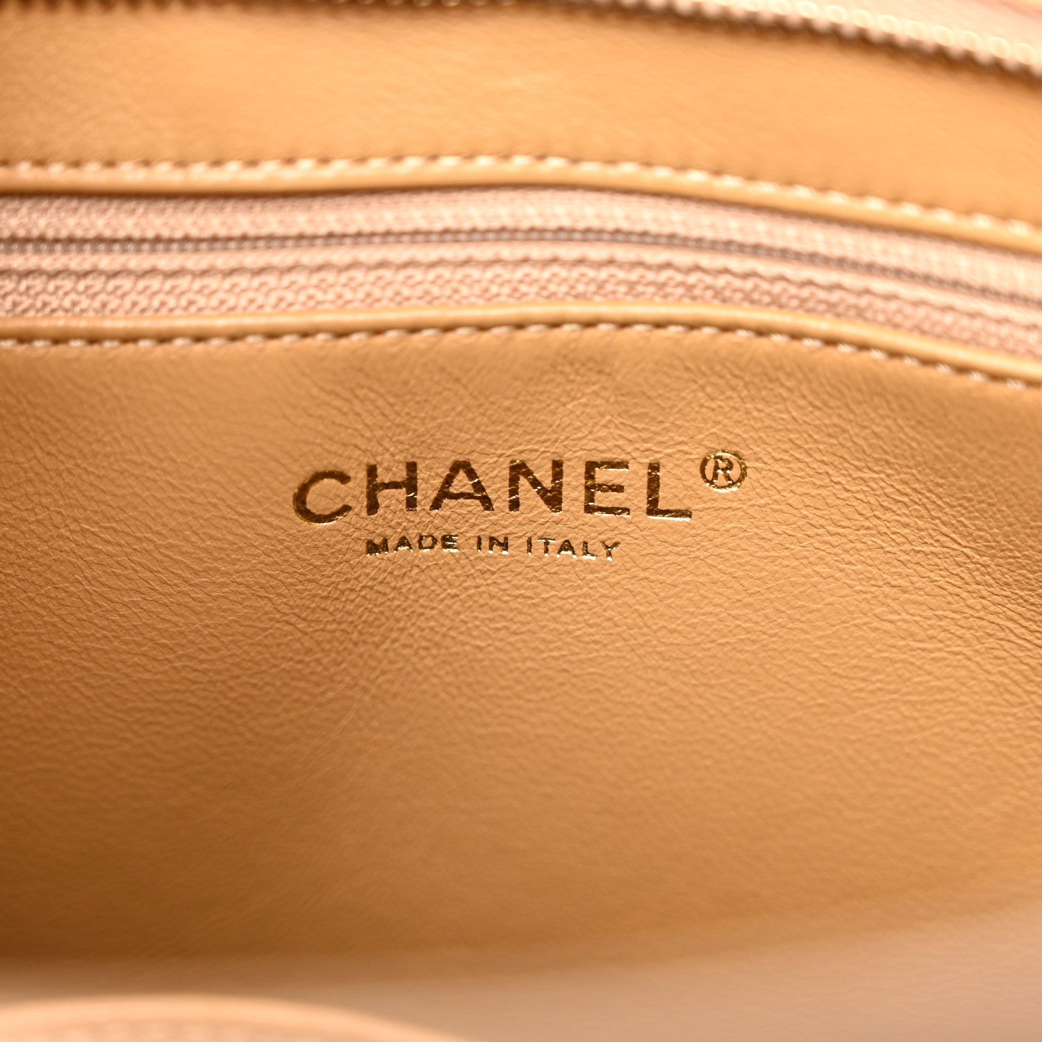 Chanel Caviar Quilted Medallion Tote Beige 6 of 11