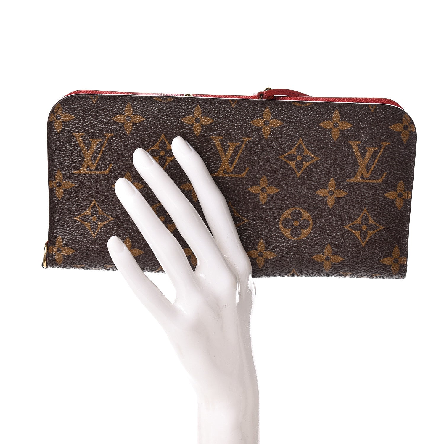 Louis Vuitton Monogram Insolite Wallet Red 2 of 7