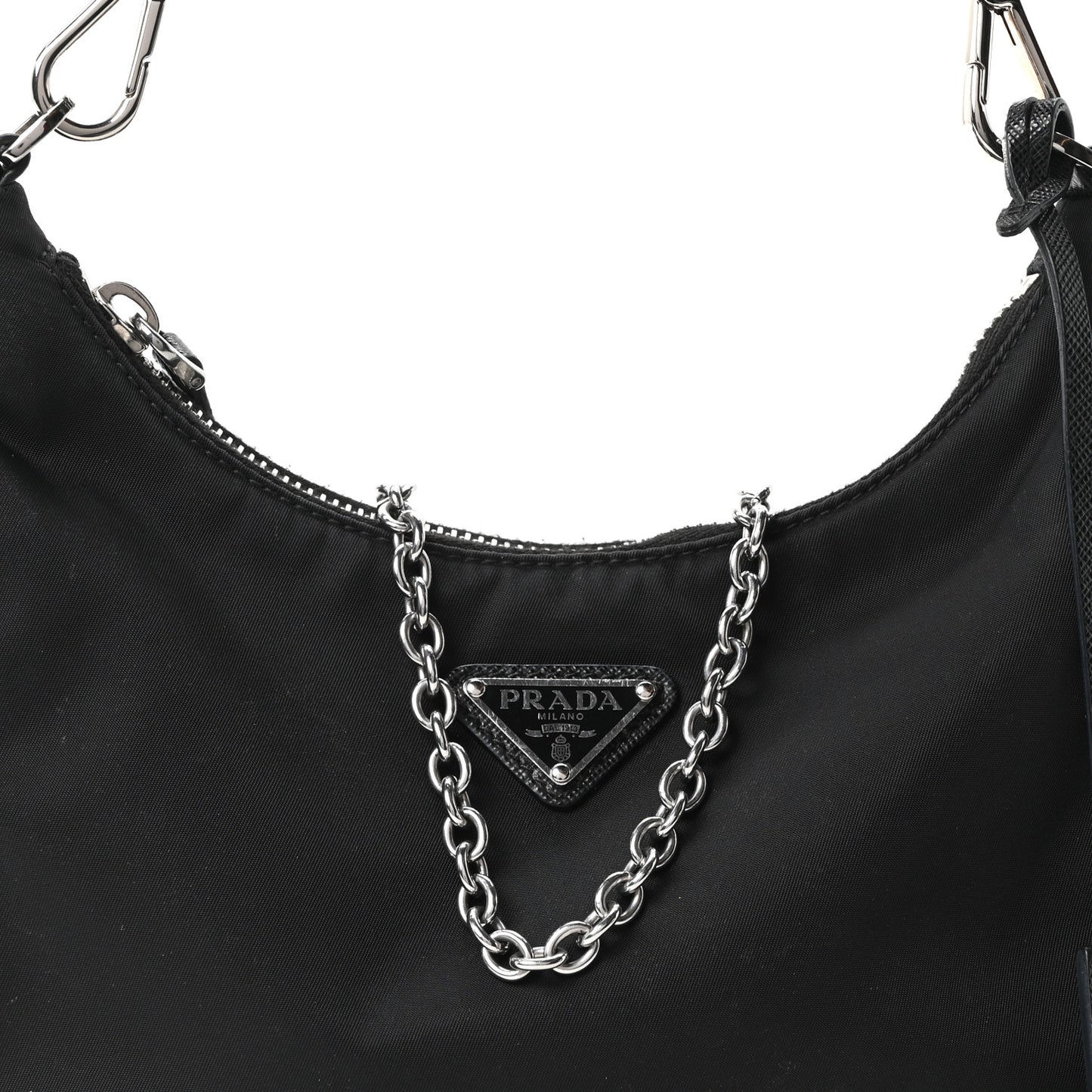 Re-Nylon Saffiano Re-Edition 2005 Shoulder Bag Black