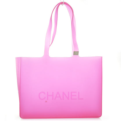 Chanel Jelly Rubber Large Tote Pink 1 of 9
