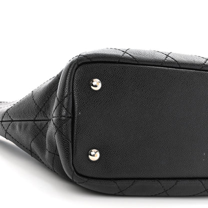 Chanel Grained Calfskin Shopping Fever Tote Black 8 of 12