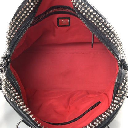 Christian Louboutin Calfskin Panettone Spiked Large Ranch Black 5 of 12