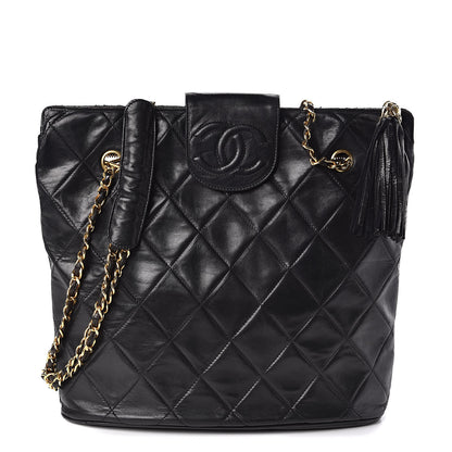 Chanel Lambskin Quilted Shoulder Bag Black 1 of 13
