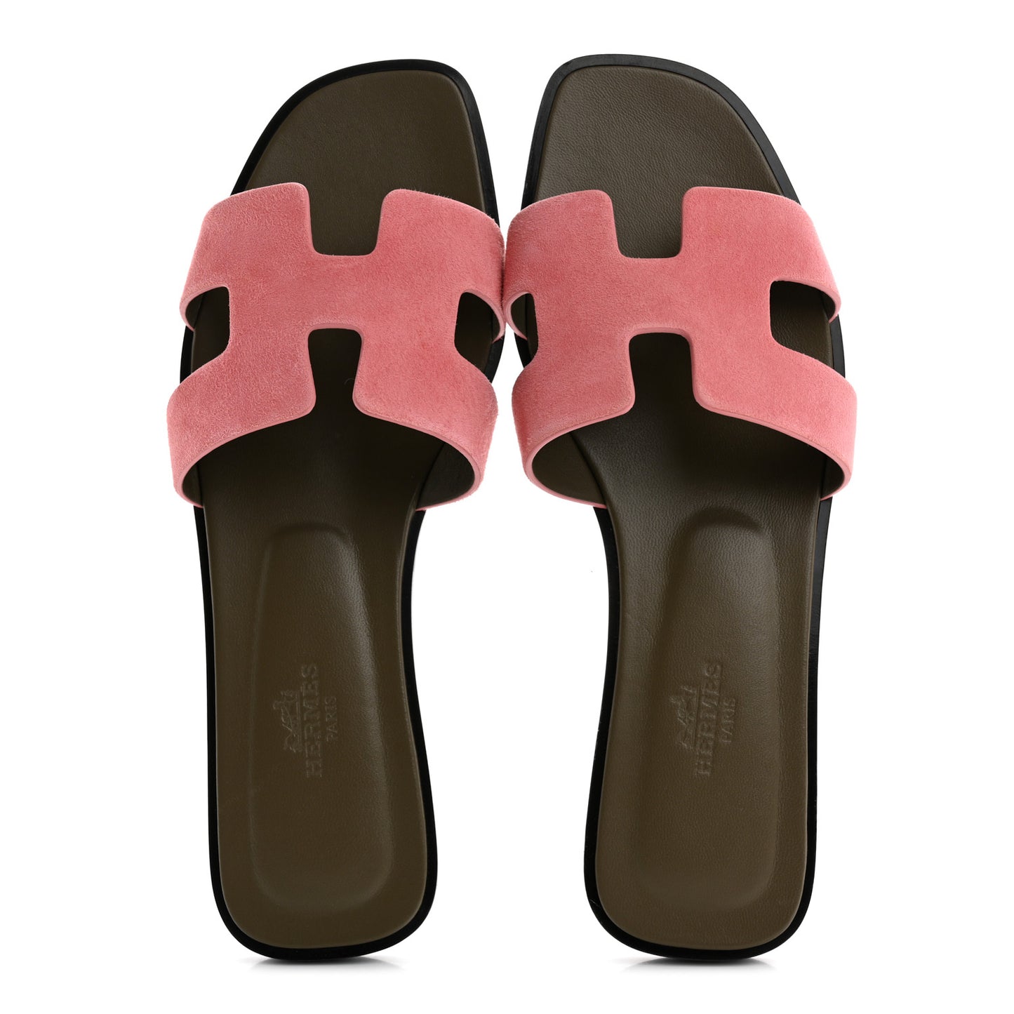 Suede Goatskin Oran Sandals 37.5 Rose Du Desert