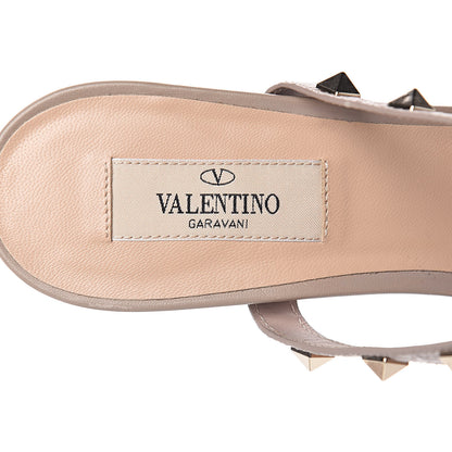Valentino Garavani Nappa Rockstud Criss Cross 55mm Mules 40 Poudre 7 of 9