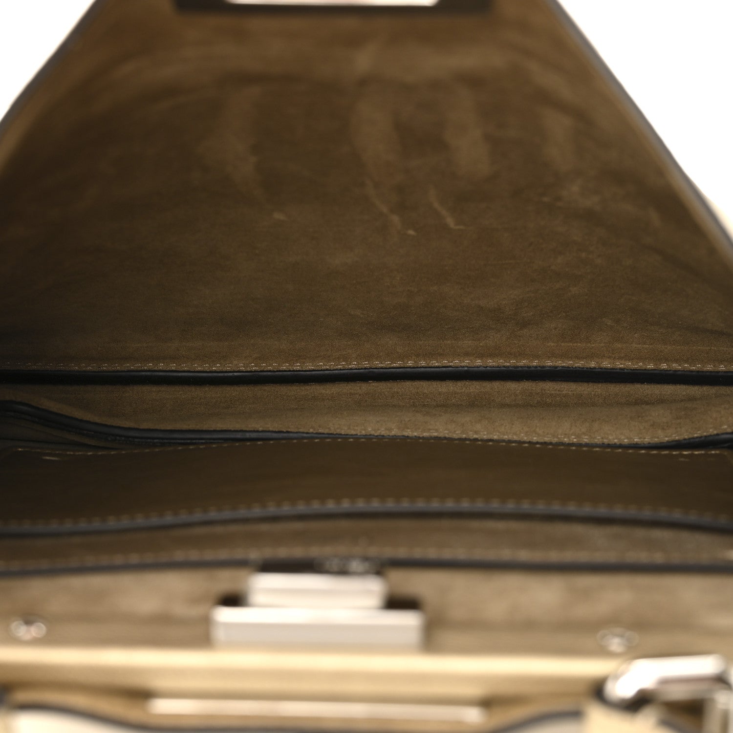 Fendi Metallic Vitello Medium Soft Peekaboo Gold 4 of 10